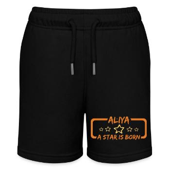 Aliya Aliya - Stanley/Stella Teenager Bio-Joggingshorts MINI BOLTER - Schwarz - Vorne