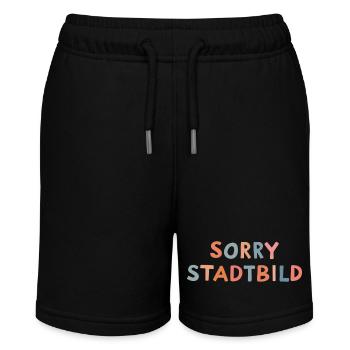 Sorry cityscape - Stanley/Stella MINI BOLTER Organic Teen Jogging Shorts - black - Front