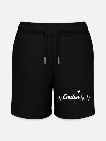 Heartbeat Emden - Stanley/Stella Teenager Bio-Joggingshorts MINI BOLTER - Schwarz