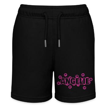 Gift for Angelie - Stanley/Stella MINI BOLTER Organic Teen Jogging Shorts - black - Front