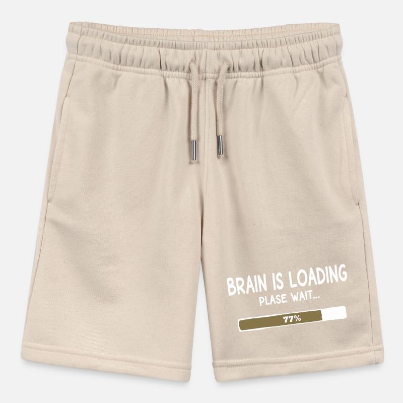 Loading the Brain – Loading Bar Humor Stanley/Stella MINI BOLTER Organic Teen Jogging Shorts
