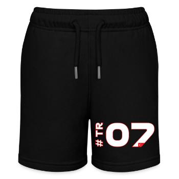 -TR07-2026 - Stanley/Stella Teenager Bio-Joggingshorts MINI BOLTER - Schwarz - Vorne