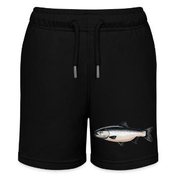 Lachse Lachs - Stanley/Stella Teenager Bio-Joggingshorts MINI BOLTER - Schwarz - Vorne