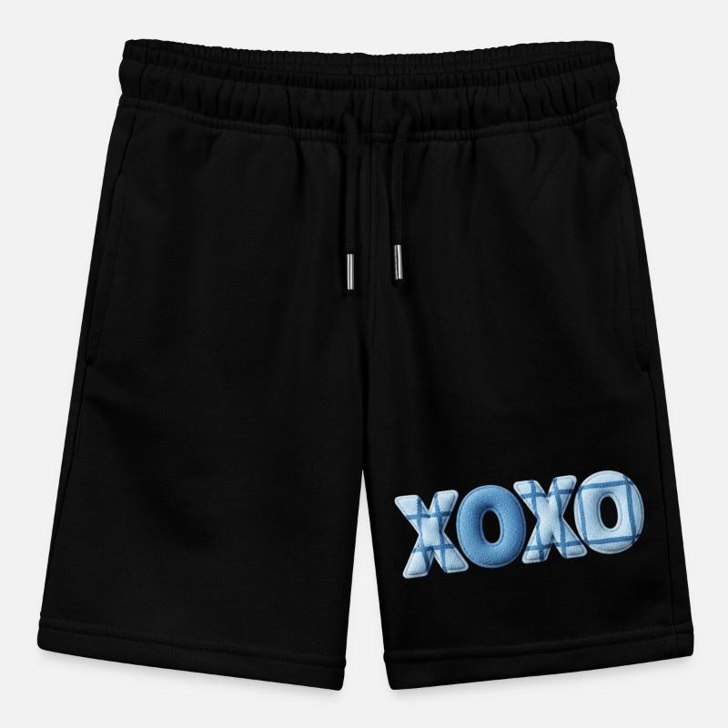 XOXO Patchwork Look with Fabric Look Stanley/Stella MINI BOLTER Organic Teen Jogging Shorts