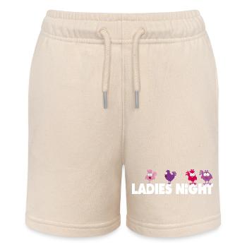 Ladies Night - JGA - Junggesellinnenabschied - Stanley/Stella Teenager Bio-Joggingshorts MINI BOLTER - Natur - Vorne