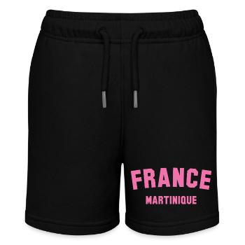 Martinique France Caribbean Karibik - Stanley/Stella Teenager Bio-Joggingshorts MINI BOLTER - Schwarz - Vorne