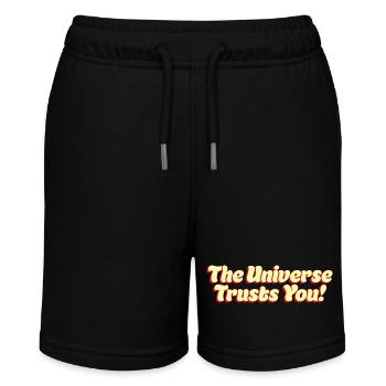 The Universe Trusts You - Stanley/Stella Teenager Bio-Joggingshorts MINI BOLTER - Schwarz - Vorne