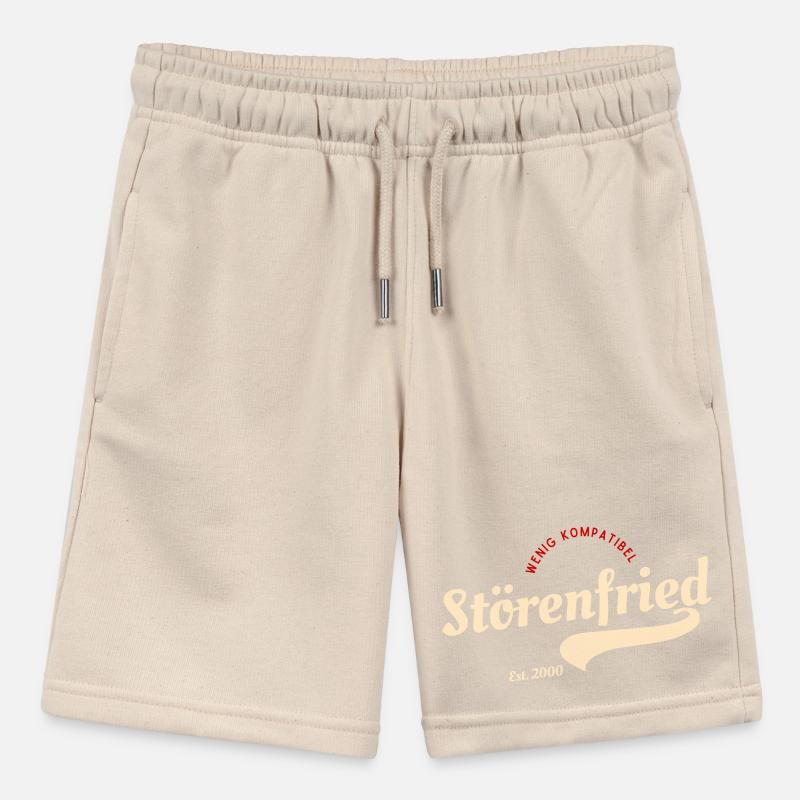 Störenfried Vintage Script Logo Stanley/Stella Teenager Bio-Joggingshorts MINI BOLTER