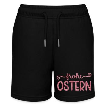 Frohe Ostern - Stanley/Stella Teenager Bio-Joggingshorts MINI BOLTER - Schwarz - Vorne