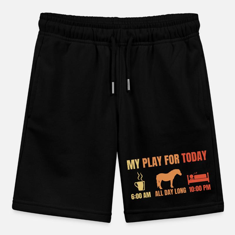 Kaffee Pferde Schlafen Stanley/Stella Teenager Bio-Joggingshorts MINI BOLTER