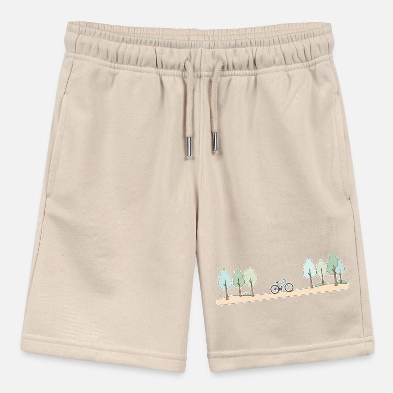 Forest Path Cycling Scene Stanley/Stella MINI BOLTER Organic Teen Jogging Shorts
