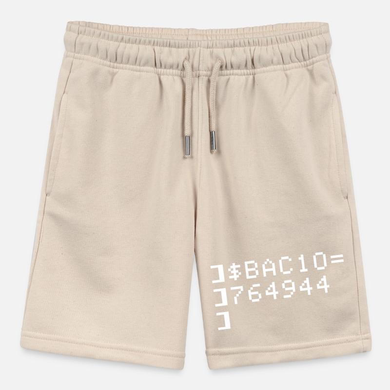 Bacio BAC10 8-Bit Esadecimale Code Nerd Pixel Art Stanley/Stella Teenager Bio-Joggingshorts MINI BOLTER