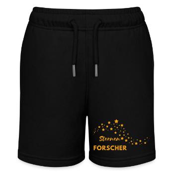 Sternenforscher - Wortschätze - vergessene Wörter - Stanley/Stella Teenager Bio-Joggingshorts MINI BOLTER - Schwarz - Vorne