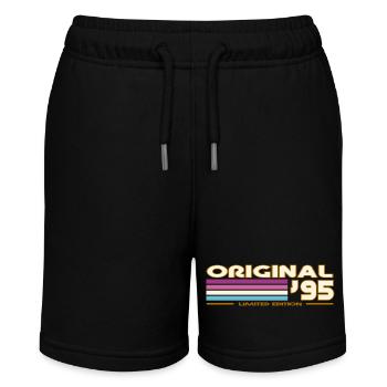1995 - Stanley/Stella Teenager Bio-Joggingshorts MINI BOLTER - Schwarz - Vorne