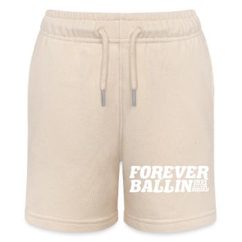 Forever Ballin Squad - Stanley/Stella Teenager Bio-Joggingshorts MINI BOLTER - Natur - Vorne