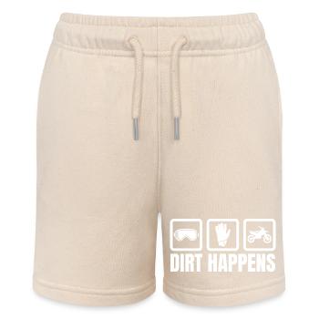 Dirt Happens - Stanley/Stella Teenager Bio-Joggingshorts MINI BOLTER - Natur - Vorne