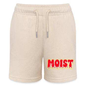 Mot-mot en police grasse humide - Short bio MINI BOLTER Stanley/Stella Ado - écru doux - Devant