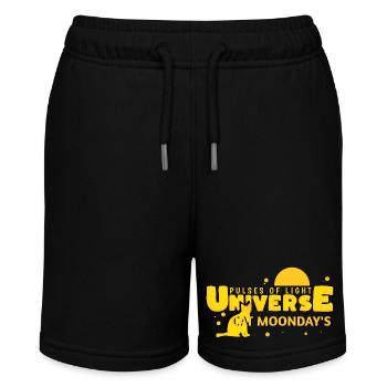 Universum - Wissenschaft - Stanley/Stella Teenager Bio-Joggingshorts MINI BOLTER - Schwarz - Vorne