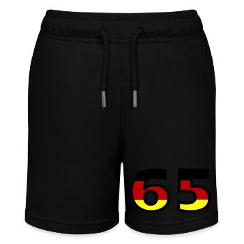 65 Number Germany Jersey - Stanley/Stella MINI BOLTER Organic Teen Jogging Shorts - black - Front