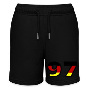 97 Number Germany Jersey - Stanley/Stella MINI BOLTER Organic Teen Jogging Shorts - black - Front