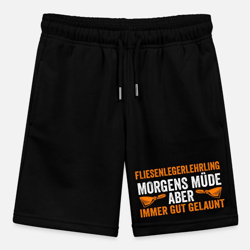 Tile Laying Training Apprentice Auzbi Tile Laying Stanley/Stella MINI BOLTER Organic Teen Jogging Shorts