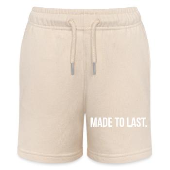 MADE TO LAST. | Greyline Official - Stanley/Stella Teenager Bio-Joggingshorts MINI BOLTER - Natur - Vorne