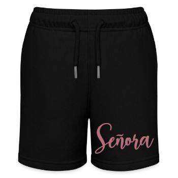 Señora Engagement Bride To Be Wedding Party - Stanley/Stella MINI BOLTER Organic Teen Jogging Shorts - black - Front