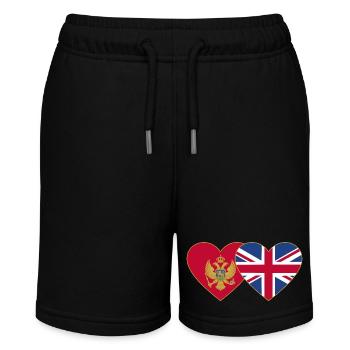 Monténégro Angleterre Drapeau - Short bio MINI BOLTER Stanley/Stella Ado - noir - Devant