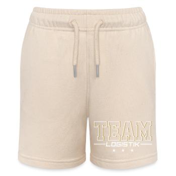 Team Logistik - Stanley/Stella Teenager Bio-Joggingshorts MINI BOLTER - Natur - Vorne