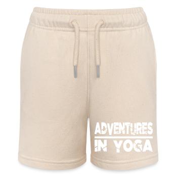 thrilling experiences outdoor activities awesome - Stanley/Stella MINI BOLTER Organic Teen Jogging Shorts - soft Ecru - Front