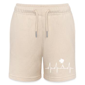 Stage Technology Heartbeat Stage Technician - Stanley/Stella MINI BOLTER Organic Teen Jogging Shorts - soft Ecru - Front