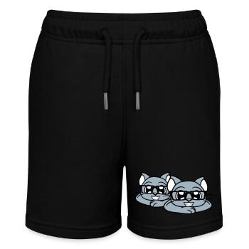2 Clever Nerd Cats Lunettes à monture de corne Geek Eyewear Team - Short bio MINI BOLTER Stanley/Stella Ado - noir - Devant