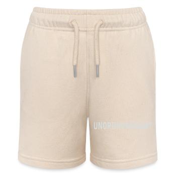 UNORDNUNGSAMT - Stanley/Stella Teenager Bio-Joggingshorts MINI BOLTER - Natur - Vorne
