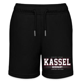 Kassel - Stanley/Stella Teenager Bio-Joggingshorts MINI BOLTER - Schwarz - Vorne