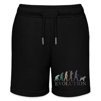 DIE EVOLUTION DES SCHNAUZERS - Stanley/Stella Teenager Bio-Joggingshorts MINI BOLTER - Schwarz - Vorne