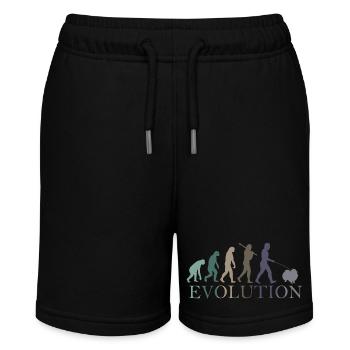 EVOLUTION POMERANIAN - Stanley/Stella Teenager Bio-Joggingshorts MINI BOLTER - Schwarz - Vorne