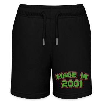 Made in 2001 - Stanley/Stella MINI BOLTER Organic Teen Jogging Shorts - black - Front