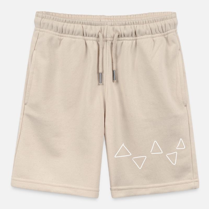 Triangular pattern Stanley/Stella MINI BOLTER Organic Teen Jogging Shorts