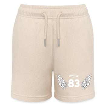Engel Nummer 83 – Flügel zum 83. Geburtstag - Stanley/Stella Teenager Bio-Joggingshorts MINI BOLTER - Natur - Vorne