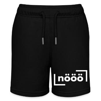 Nööö - Stanley/Stella Teenager Bio-Joggingshorts MINI BOLTER - Schwarz - Vorne