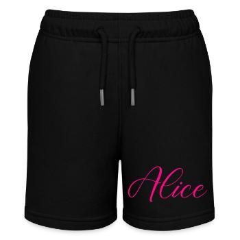 name alice - Stanley/Stella Teenager Bio-Joggingshorts MINI BOLTER - Schwarz - Vorne