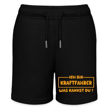 Occupation: Driver - Stanley/Stella MINI BOLTER Organic Teen Jogging Shorts - black - Front