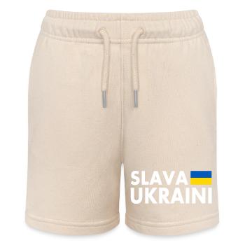 Slava ukraini - Stanley/Stella Teenager Bio-Joggingshorts MINI BOLTER - Natur - Vorne