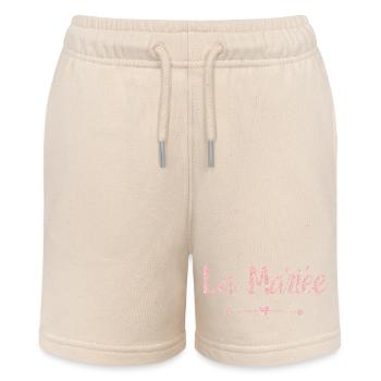 Die Braut aus Roségold - Das Brautgeschenk - Stanley/Stella Teenager Bio-Joggingshorts MINI BOLTER - Natur - Vorne