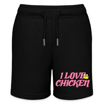 Poulet jaune J’adore le poulet - Short bio MINI BOLTER Stanley/Stella Ado - noir - Devant