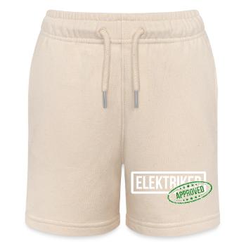 Endlich Elektriker - Prüfung bestanden! - Stanley/Stella Teenager Bio-Joggingshorts MINI BOLTER - Natur - Vorne