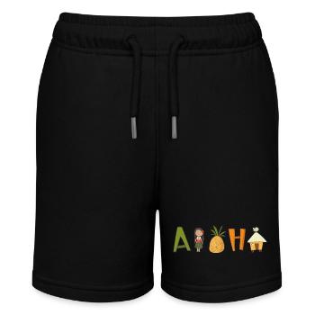 aloha - Stanley/Stella MINI BOLTER Organic Teen Jogging Shorts - black - Front