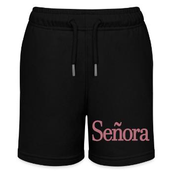 Señora Engagement Bride To Be Wedding Party - Stanley/Stella MINI BOLTER Organic Teen Jogging Shorts - black - Front