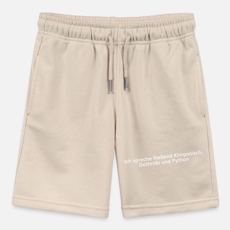 Mimikama diverse Sprachen und Python Stanley/Stella Teenager Bio-Joggingshorts MINI BOLTER