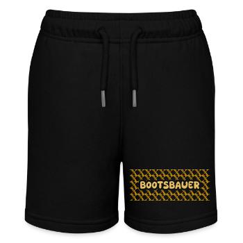Job Boat Builder - Stanley/Stella MINI BOLTER Organic Teen Jogging Shorts - black - Front
